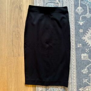 Wilfred Black Tube Skirt Rayon/Spandex Size Small
